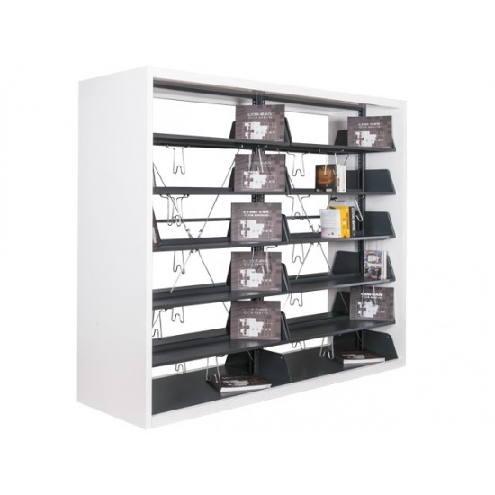 Double Double-Sided Wooden Library Systems Double Double-Sided Wooden Library Systems